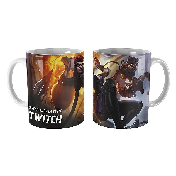Caneca Twitch Trombadinha League of Legends Lol