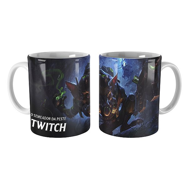 Caneca Twitch Esquadrão Ômega League of Legends Lol