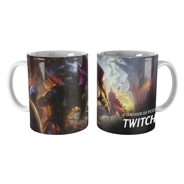 Caneca Twitch Caçador de Dragões League of Legends Lol