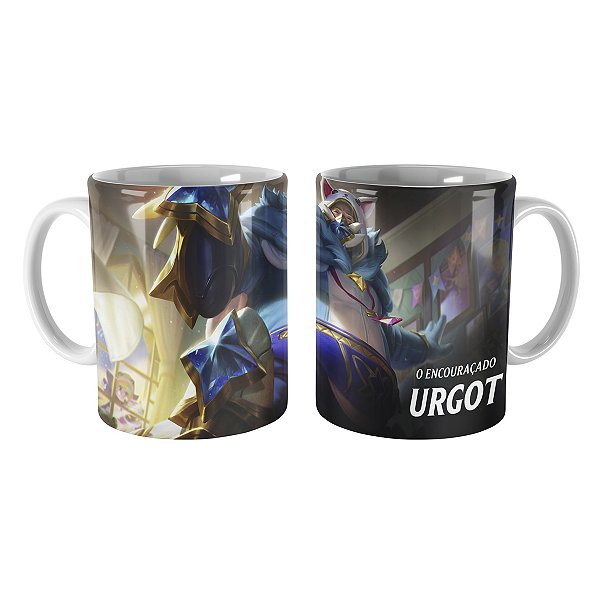 Caneca Urgot Cosplay de Pijaminha Estelar League of Legends