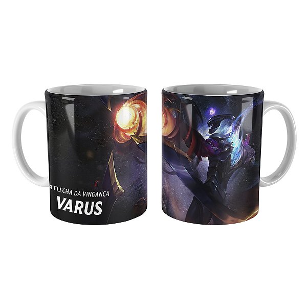 Caneca Varus Estrela Negra League of Legends Lol