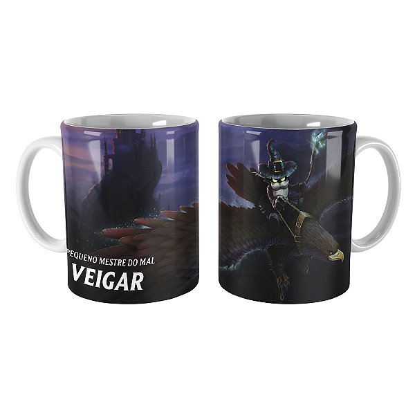 Caneca Veigar Cinzento League of Legends Lol