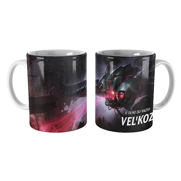 Caneca Vel'Koz Máquina de Combate League of Legends Lol