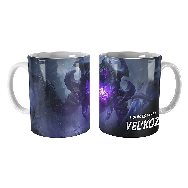 Caneca Vel'Koz Gelo Sombrio League of Legends Lol