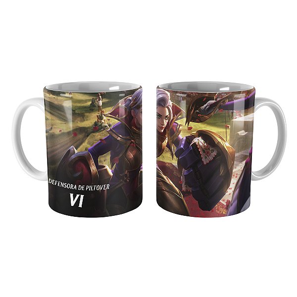 Caneca Vi Destruidora de Corações League of Legends Lol