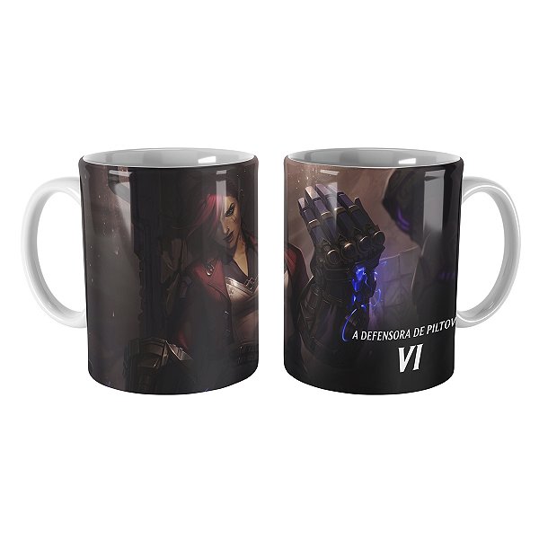 Caneca Vi Arcane League of Legends Lol