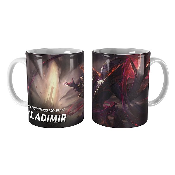 Caneca Vladimir Emissário da Escuridão League of Legends Lol