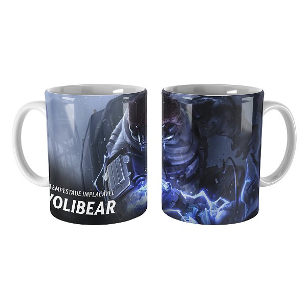 Caneca Volibear Nevasca do Ártico League of Legends Lol