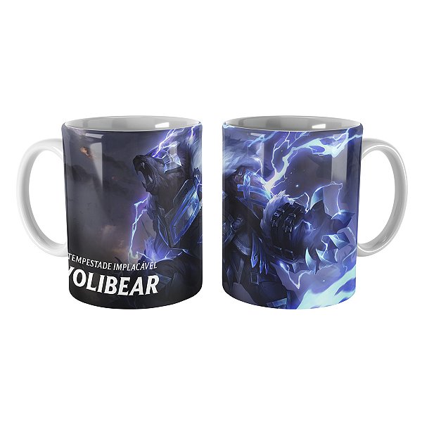 Caneca Volibear Armadura Rúnica League of Legends Lol