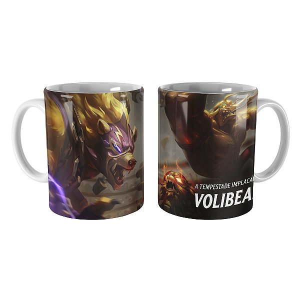 Caneca Volibear El Rayo League of Legends Lol
