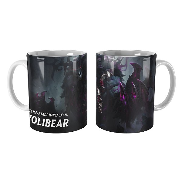 Caneca O Urso dos Mil Flagelos League of Legends Lol