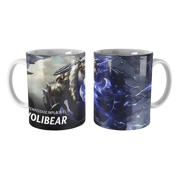 Caneca Volibear Dragão da Dualidade League of Legends Lol