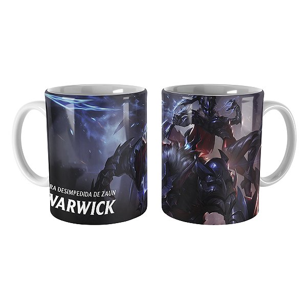 Caneca Warwick Saqueador League of Legends Lol