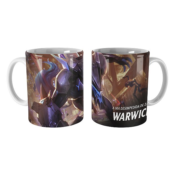 Caneca PROJETO: Warwick League of Legends Lol