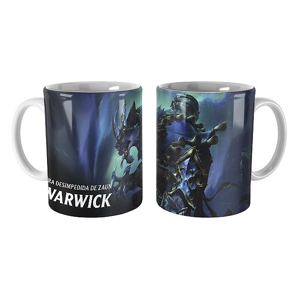 Caneca Warwick Bênção do Inverno League of Legends Lol