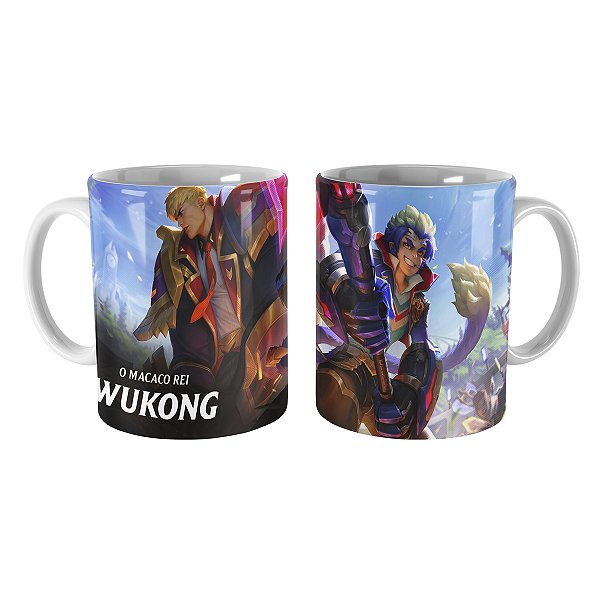 Caneca Wukong Academia de Batalha League of Legends Lol