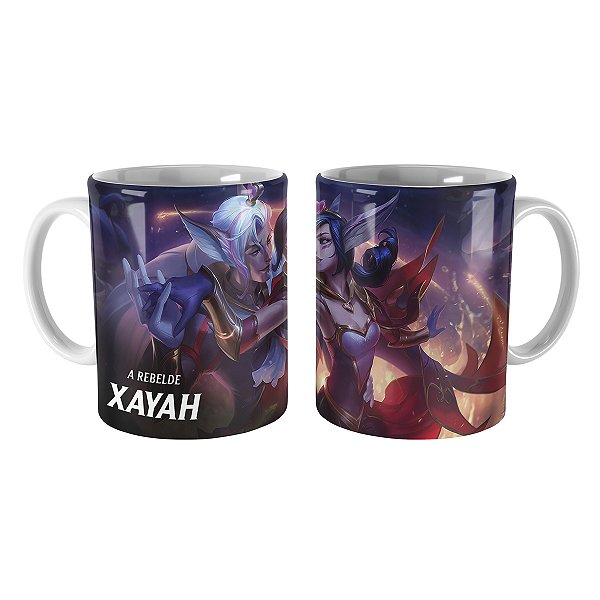 Caneca Xayah Queridinha League of Legends Lol