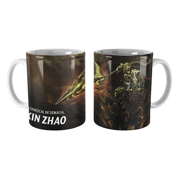 Caneca Patrulheiro Xin Zhao League of Legends Lol