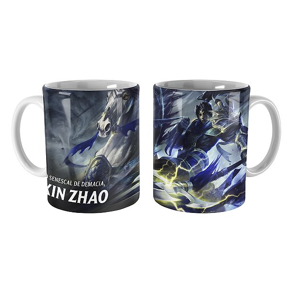Caneca Xin Zhao Reinos Combatentes League of Legends Lol
