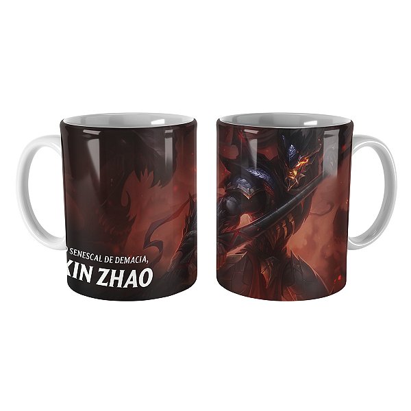 Caneca Xin Zhao Caçador de Dragões League of Legends Lol