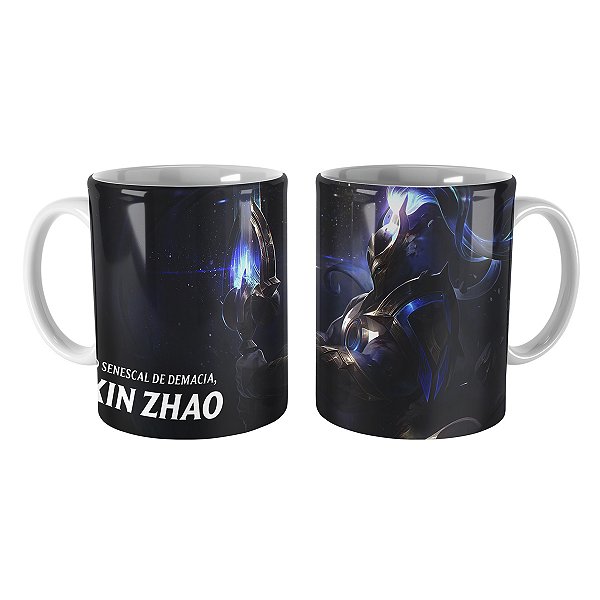 Caneca Xin Zhao Defensor Cósmico League of Legends Lol