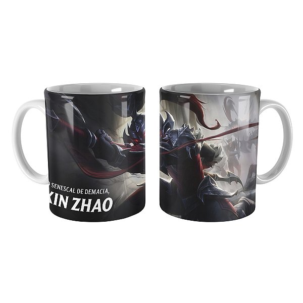 Caneca Xin Zhao Saqueador League of Legends Lol