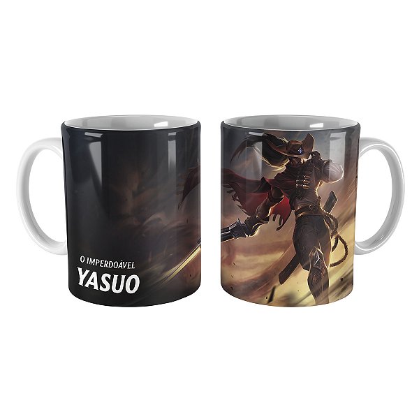 Caneca Yasuo Velho Oeste League of Legends Lol
