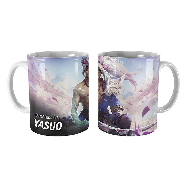 Caneca Yasuo Florescer Espiritual League of Legends Lol