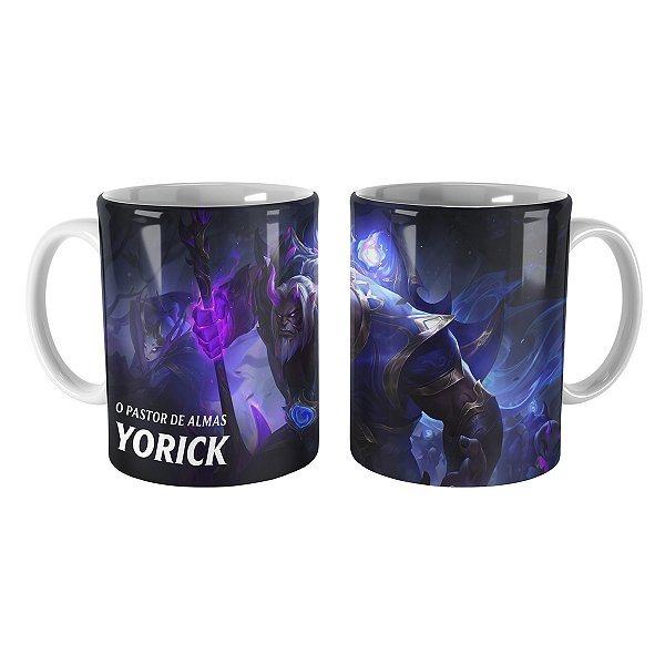 Caneca Yorick Florescer Espiritual League of Legends Lol
