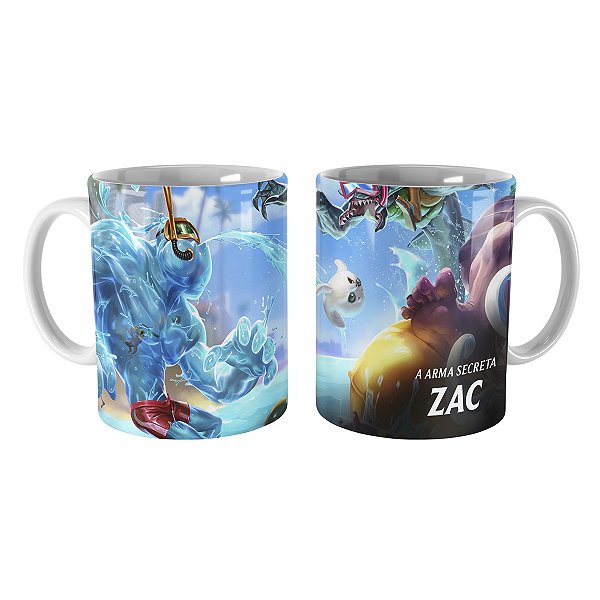 Caneca Zac Curtindo o Verão League of Legends Lol