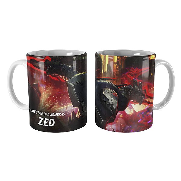 Caneca PROJETO: Zed League of Legends Lol