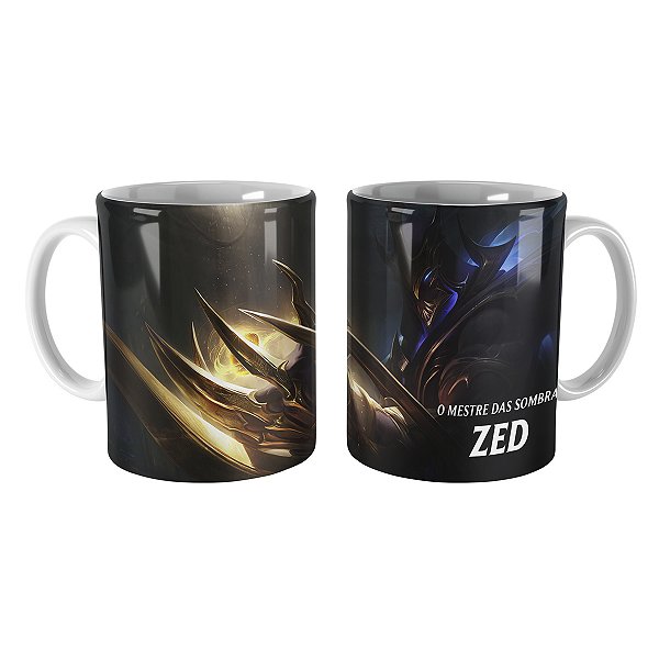 Caneca Zed Dizimador de Galáxias League of Legends Lol