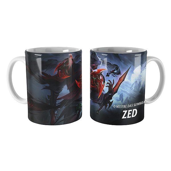 Caneca Zed Jornada Imortal League of Legends Lol