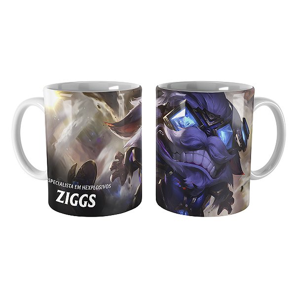 Caneca Ziggs Hextec League of Legends Lol