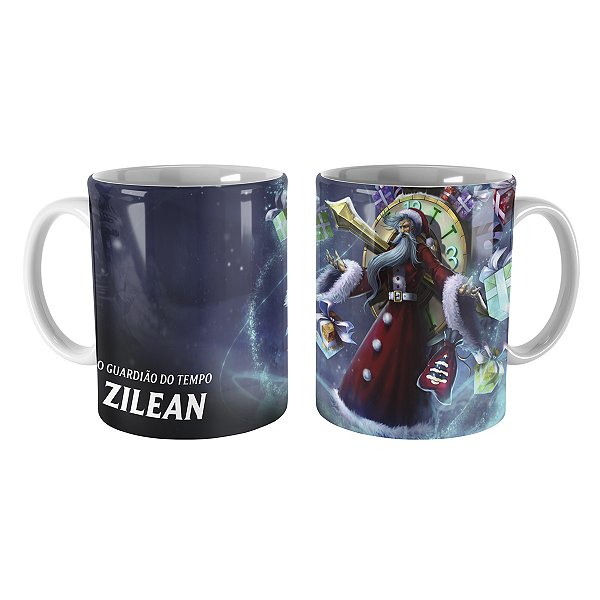 Caneca Zilean Velho Noel League of Legends Lol