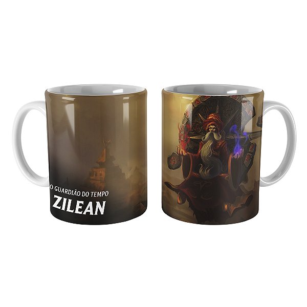 Caneca Zilean do Deserto Shurima League of Legends Lol