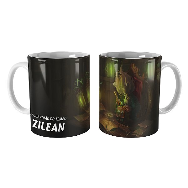 Caneca Zilean da Máquina do Tempo League of Legends Lol