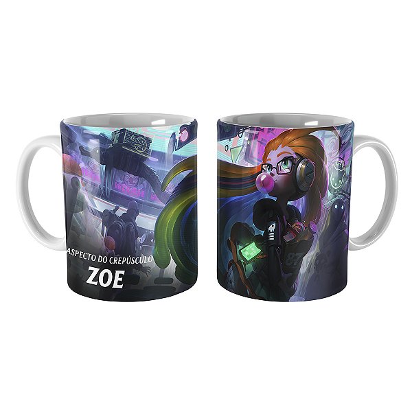 Caneca Zoe Ciberpop League of Legends Lol