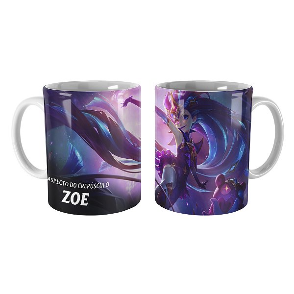 Caneca Zoe Guardiã Estelar League of Legends Lol