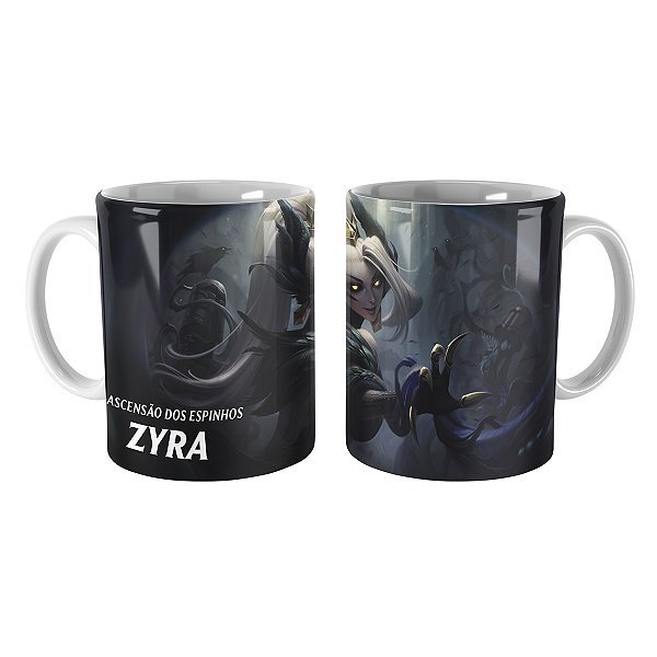 Caneca Zyra Congregação das Bruxas League of Legends Lol