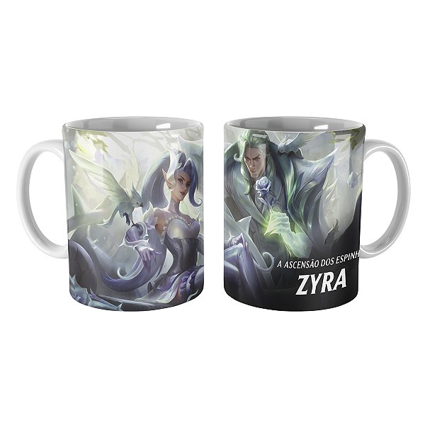 Caneca Zyra Rosa de Cristal League of Legends Lol