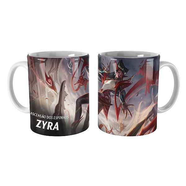 Caneca Zyra Criadora Mítica League of Legends Lol