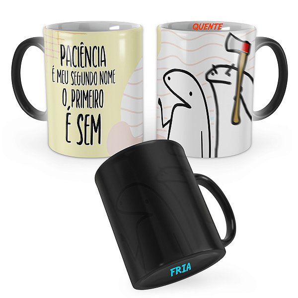 Caneca Mágica Flork Paciência Primeiro Nome