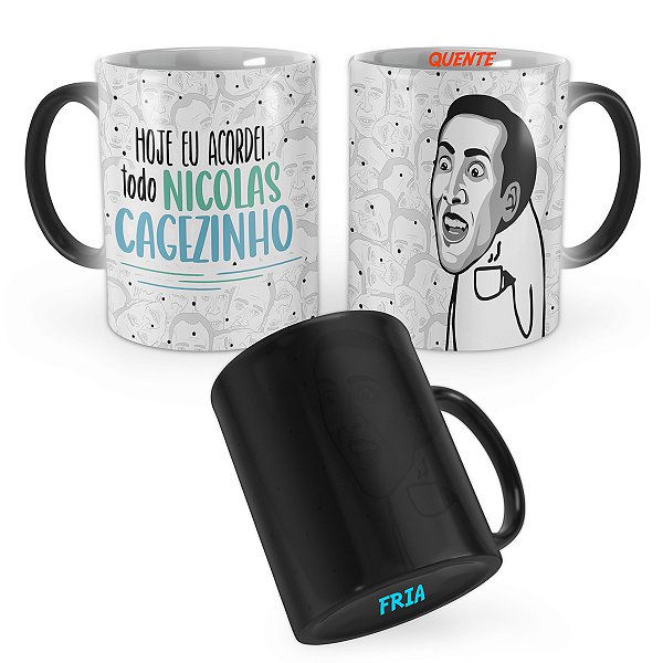 Caneca Mágica Flork Nicolas Cagezinho