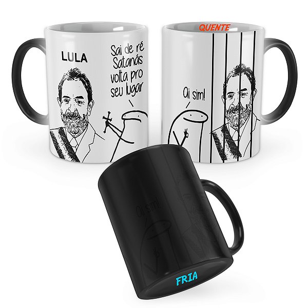 Caneca Mágica Flork Lula Preso