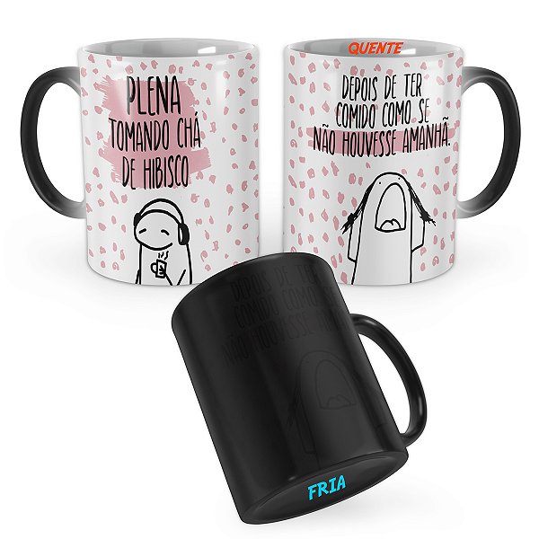 Caneca Mágica Flork Chá de Hibisco