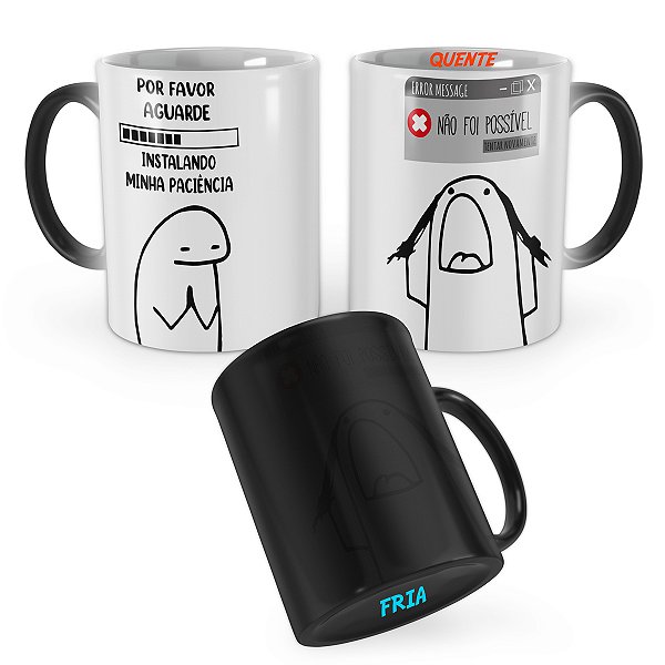 Caneca Mágica Flork Instalando Paciência