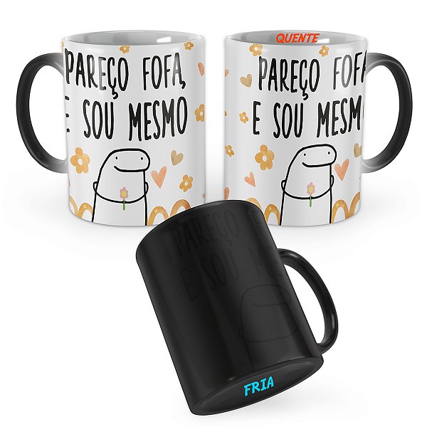 Caneca Mágica Flork Pareço Fofa e Sou Mesmo