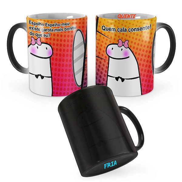Caneca Mágica Flork Linda Espelho