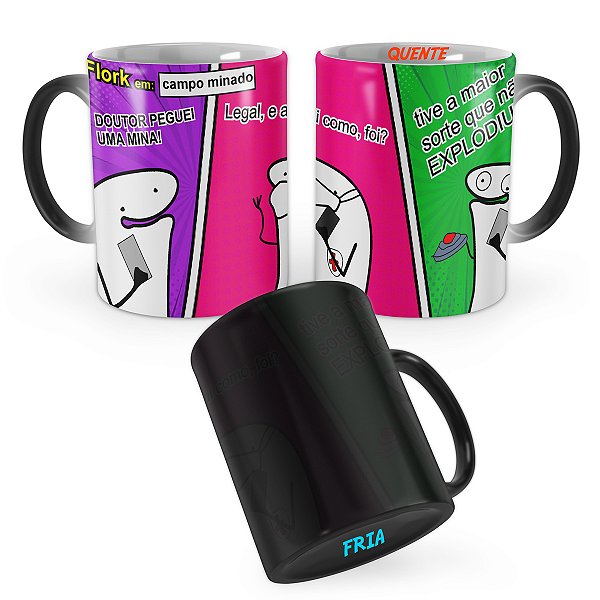 Caneca Mágica Flork em Campo Minado